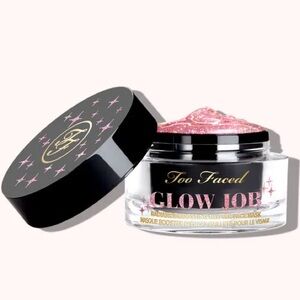 Too Faced Glow Job Pink Holographic Glitter Face Mask